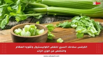 الكرفس سلاحك السري لخفض الكوليسترول وتقوية العظام والتخلص من الوزن الزائد